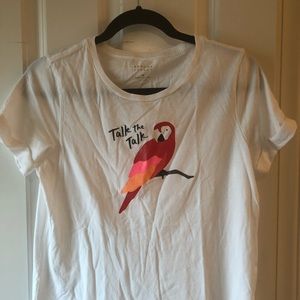 NEW Kate Spade Parrot Tee